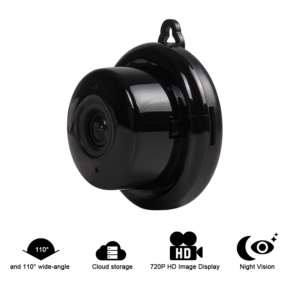Мини Wifi IP камера 720P HD беспроводная домашняя сеть безопасности CCTV микро камера наблюдения ИК ночного видения детский монитор