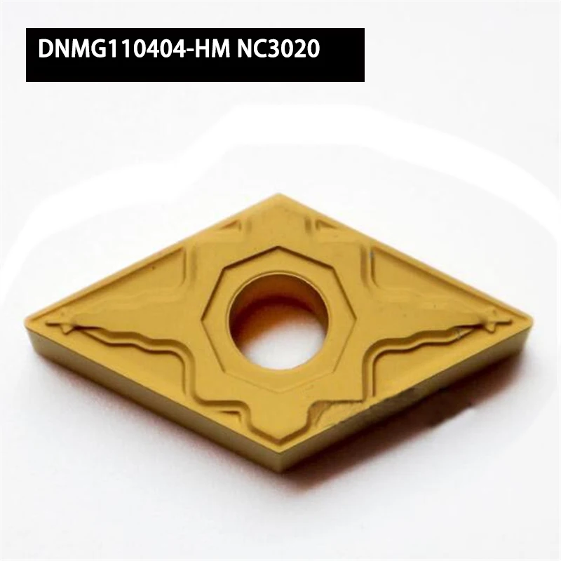 

Carbide Inserts 10PCS/Box DNMG DNMG110404-HM CN2000 DNMG110408-HS PC9030 CNC Lathe Cutting Tool Metal Turning Tool High Quality
