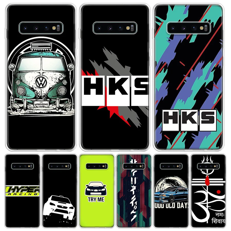 HKS Япония AE86 классный чехол для телефона для samsung Galaxy S10+ Note 10 9 8 S9 S8 J4 J6 J8 плюс S7 S6 корпус под плетенную сумку