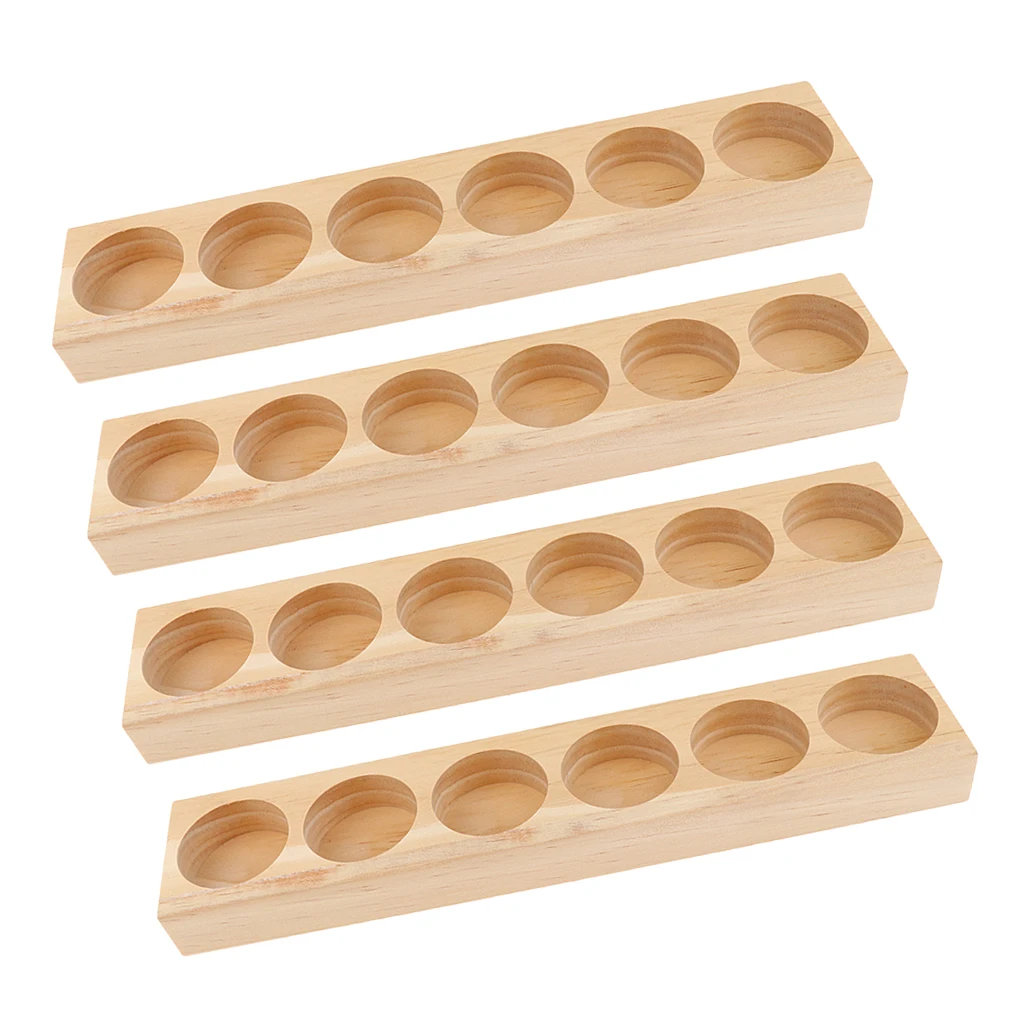 4 шт. подставка для ароматерапии с 6 отверстиями 15 мл | Красота и здоровье