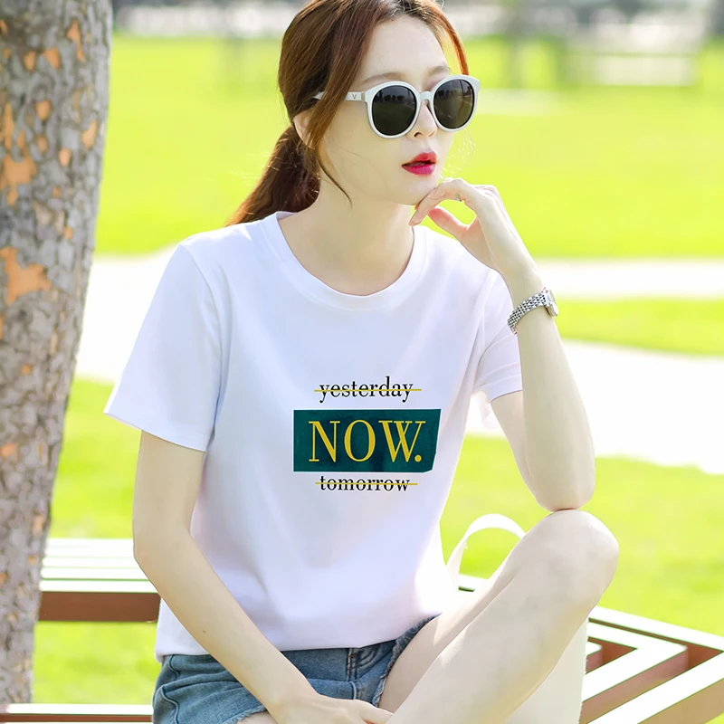 

2020 Summer Fashion Blue T Shirt Women Woman Tshirt