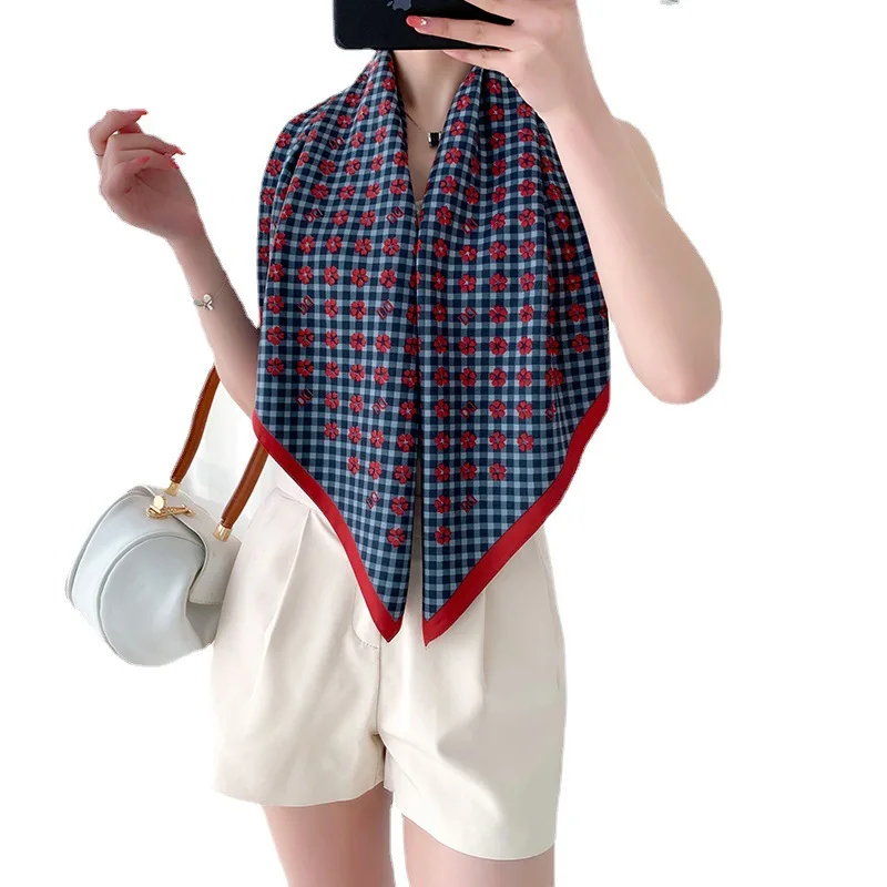 

Mulberry Scarf Women Silk Scarf Luxury Shawl Scarves Beach Cover-ups Bandana Hijabs Bufand de seda Foulard en soie solar playa