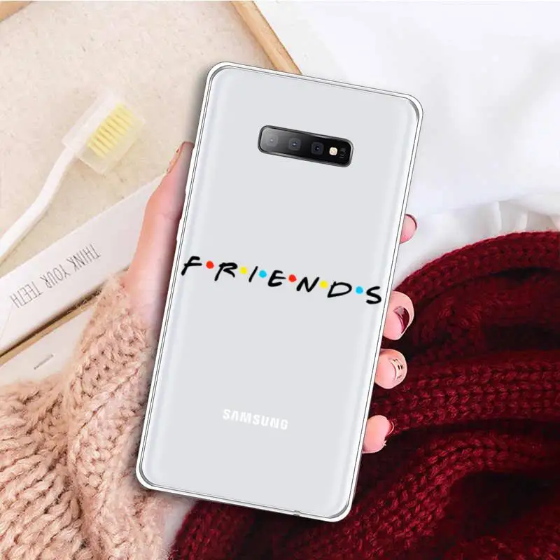 

friends TV Phone Case Transparent For Samsung Galaxy A71 A21s S8 S9 S10 plus note 20 ultra