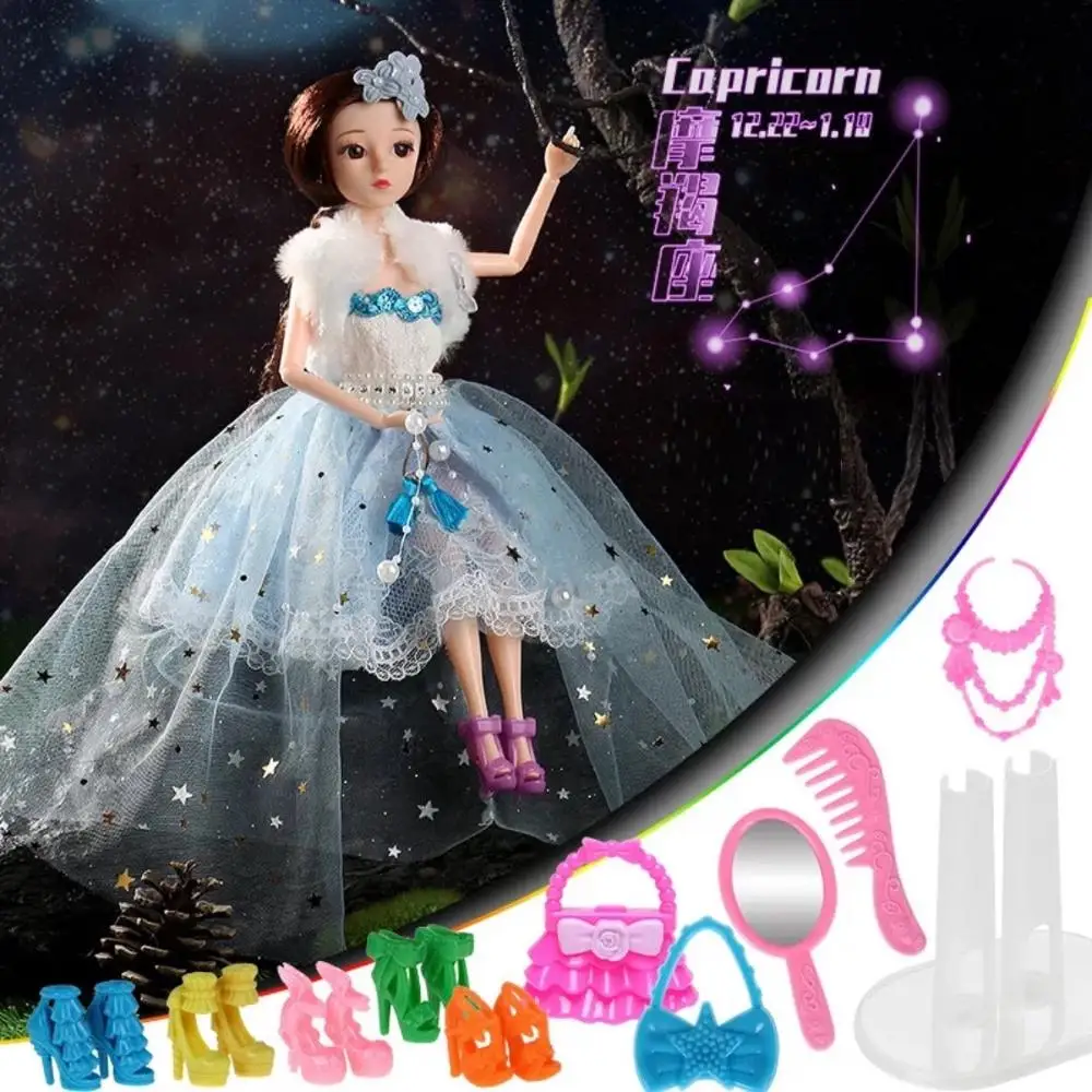

30cm Twelve Constellations Doll Dress Princess Dolls Figures Girls Toys Children Christmas Gift Set DIY Toys Baby Doll