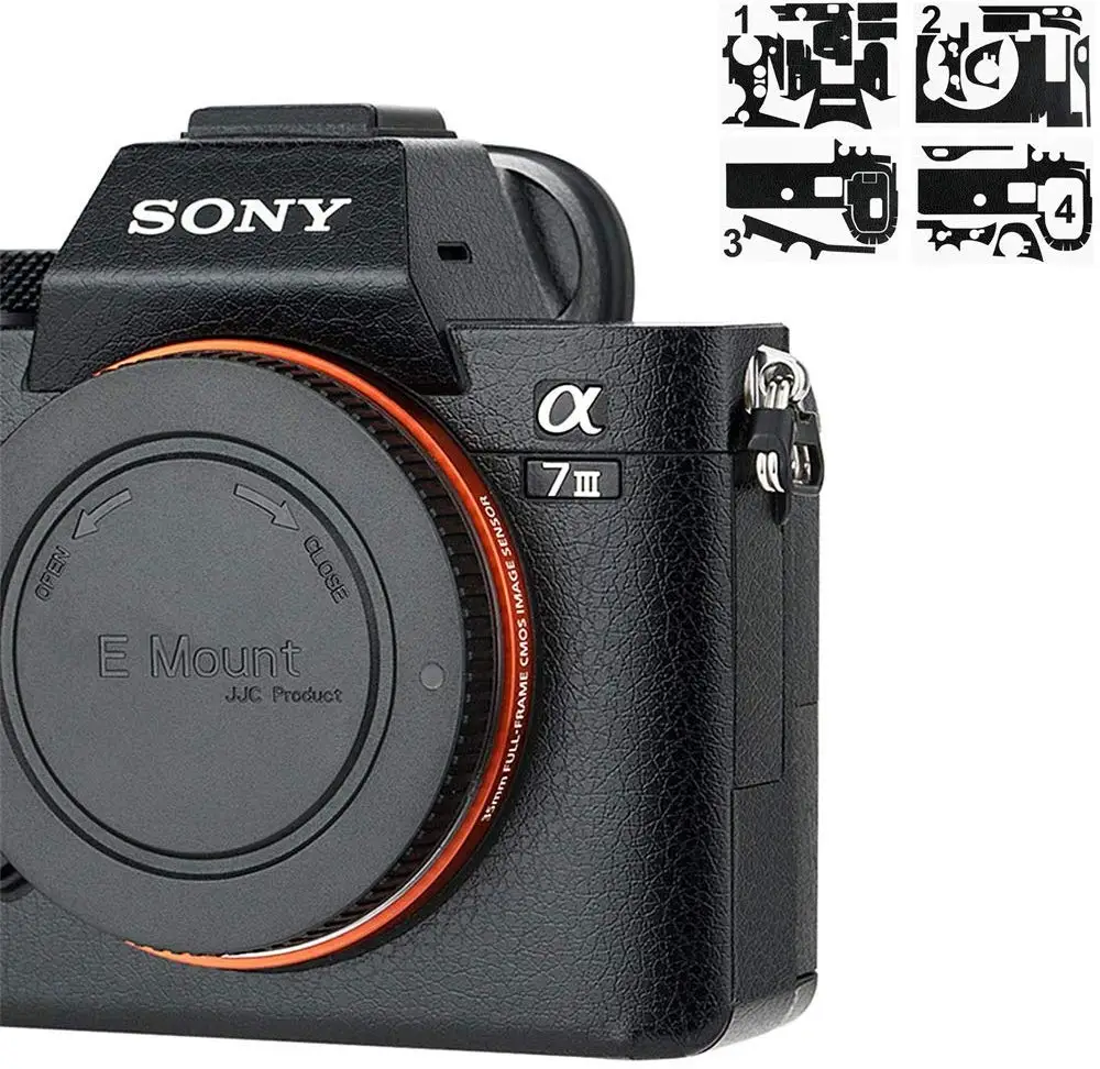 Против царапин кожа текстура защитная пленка наклейка протектор для sony A7 Mark III/A7R Mark III A7III A7RIII(A7M3/A7RM3