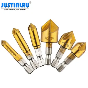 Набор фрез для зенковки, 6 шт.компл., 6-19 мм, 689121619 мм