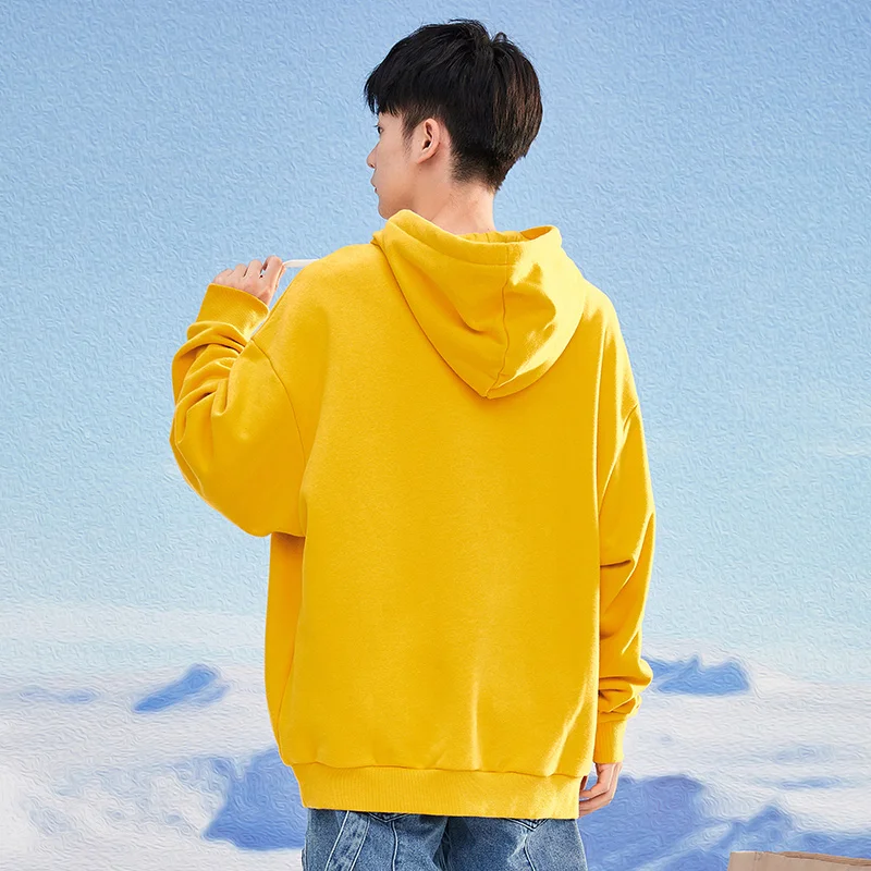 

SEMIR Brand Men Hoodies 2020 Autumn Hip Hop Streetwear Men Pullover Sweatshirt Mens Solid Hoodie Male