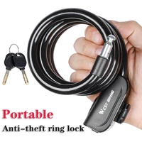 bicycle pvc lock mtb road bike safety anti theft chain lock outdoor cycling security durable bike accessories