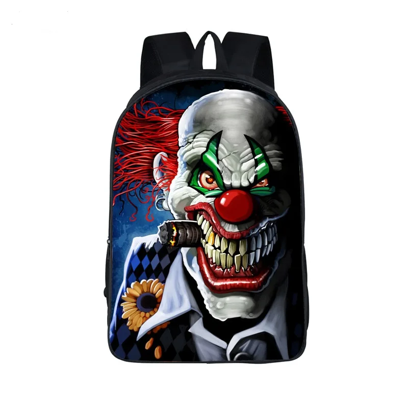 Крутой Crazy Evil рюкзак &quotКлоун&quot для подростков женский мужской детская школьная