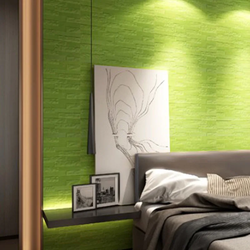 3D кирпичная ПЭ пена панели обоев декорация для комнаты каменная Настенная