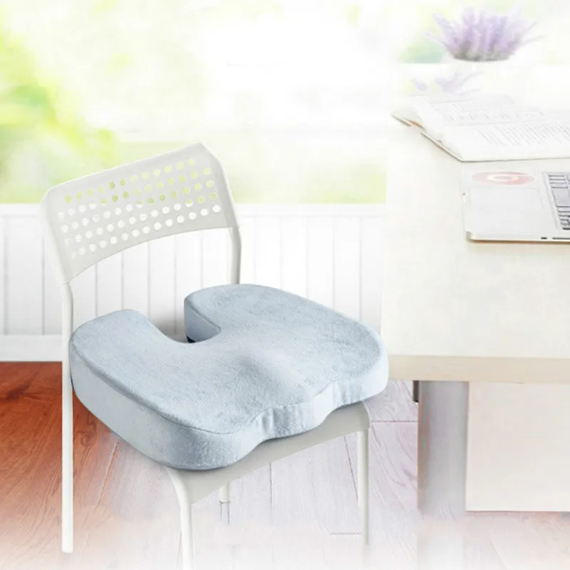 Подушка для стула ортопедическая массажная подушка из пены с эффектом памяти без