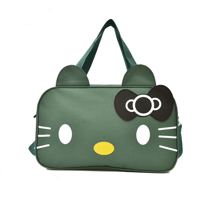 

Women's new cartoon cute print cat handbag, large bag collection bag