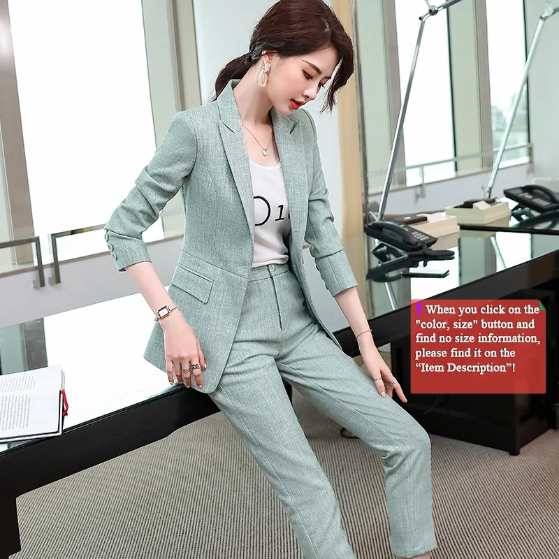 Lenshin высококачественный костюм из 2 предметов ярких цветов для женщин деловой