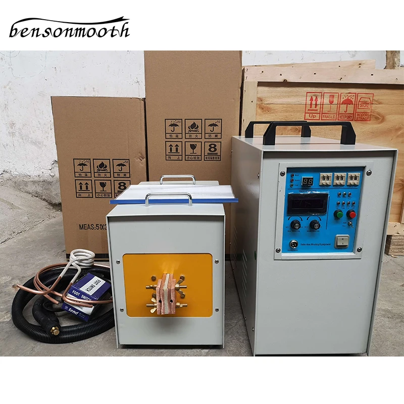 40KW 30-80 кГц высокочастотный индукционный нагреватель печи LH-40AB полка | Инструменты