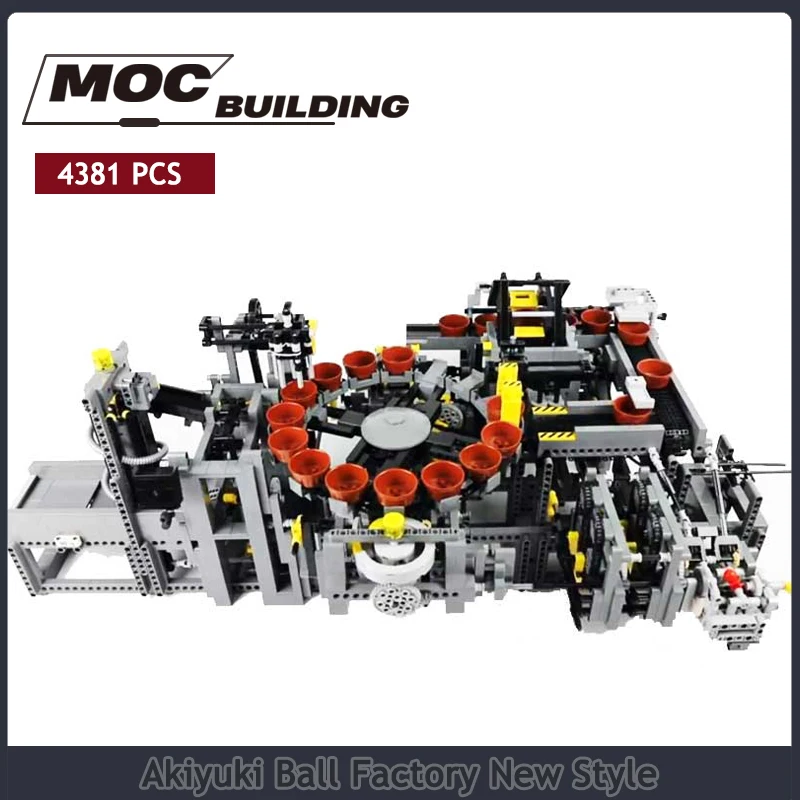 

Ball Factory New Style (V3) GBC Moc Building Blocks Science Educational Technology Bricks Children Gift Toy Model Set