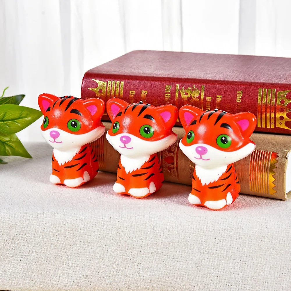 

Fidget Toys Squishies Kawaii Tigerkin Super Slow Rising Cream Scented Stress Relief Toys Animal Toys Stress Relief Toys Squishy