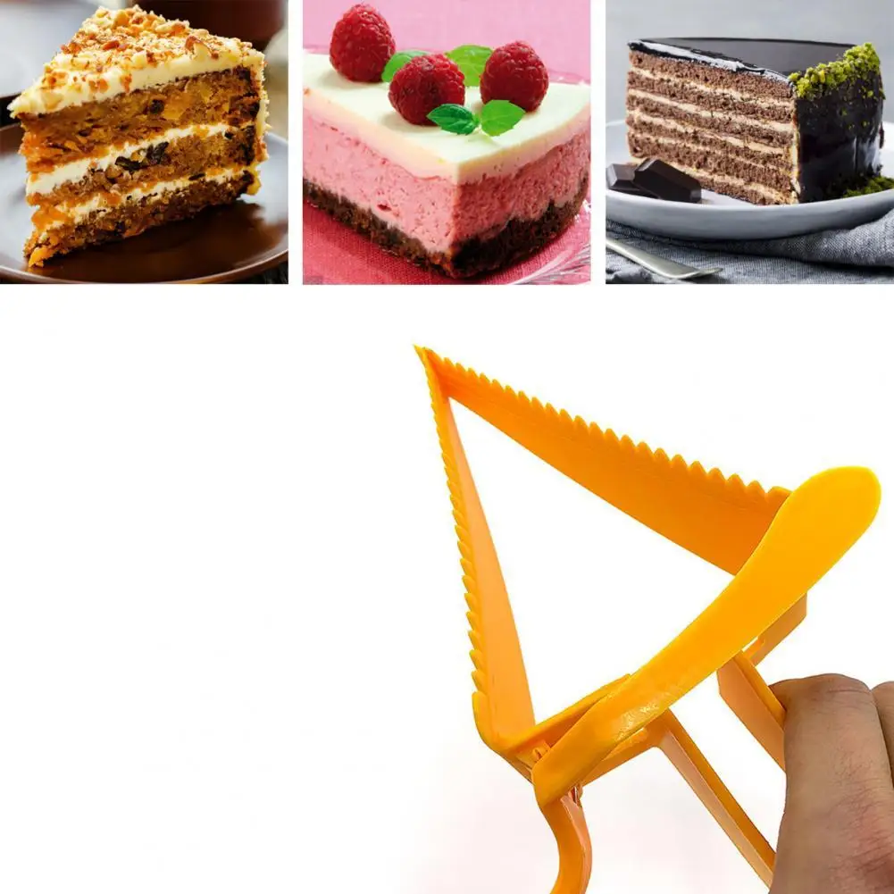 

Cake Divider Convenient Safe Plastic Disposable Cake Server for Wedding