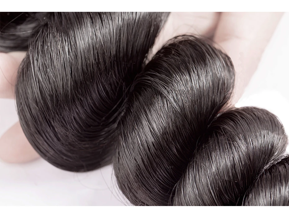 [HJ Weave beauty] пучки волос OneCut с закрытием P бразильские пучки волос плетение Свободные волны девственные человеческие волосы для наращивания