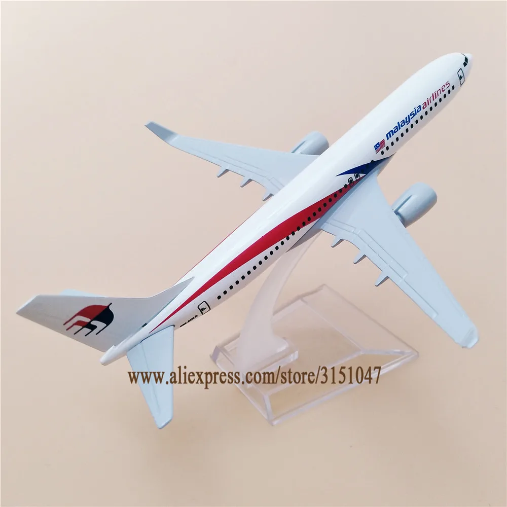 Металлический сплав модель самолета B737 Airlines Малайзия Боинг 737 для детей подарки 16