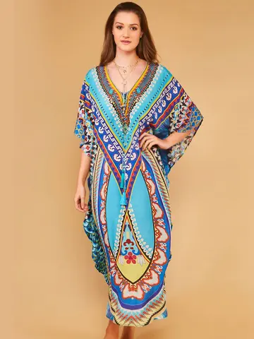 Хлопковый кафтан EDOLYNSA