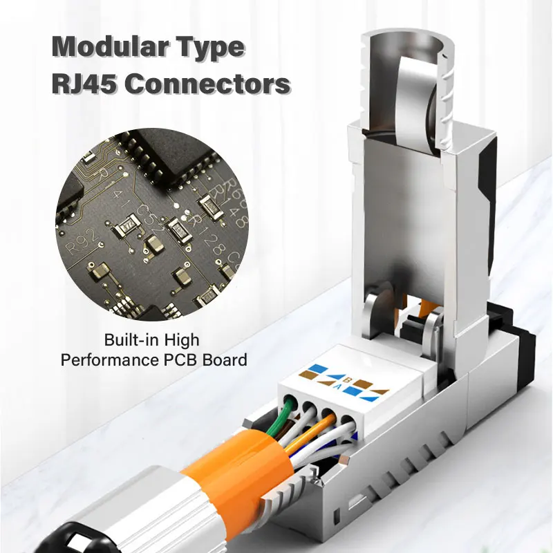 Zoerax Cat8 Ethernet Patch Cable S/FTP 22AWG Screened Solid | 2000Mhz (2Ghz) up to 40Gbps Future 5th-Gen LAN Компьютеры и офис
