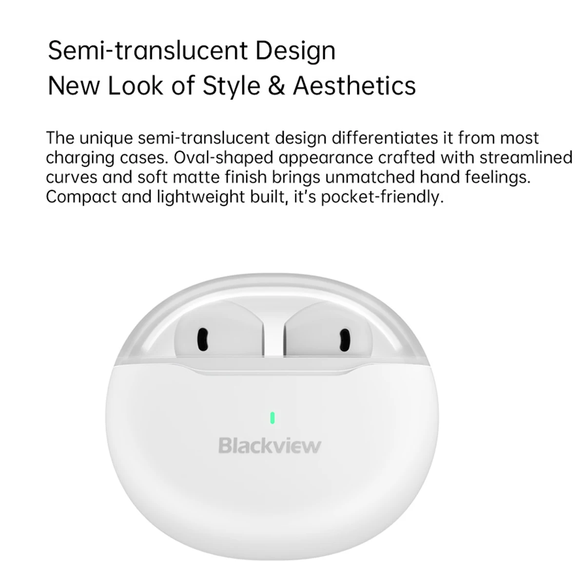 Водонепроницаемые TWS наушники Blackview AirBuds 6 IPX7 настоящие Беспроводные