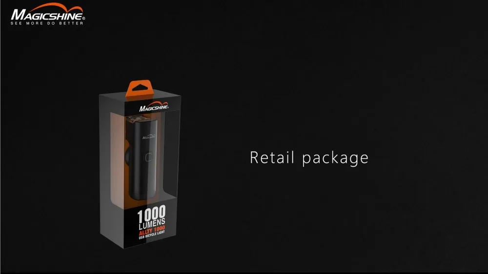 Magicshine ALLTY 1000 DRL велосипедный передний свет XP-L V6 светодиодный 14,4 Вт макс 1000 люмен компактный USB Перезаряжаемый Велосипедный свет