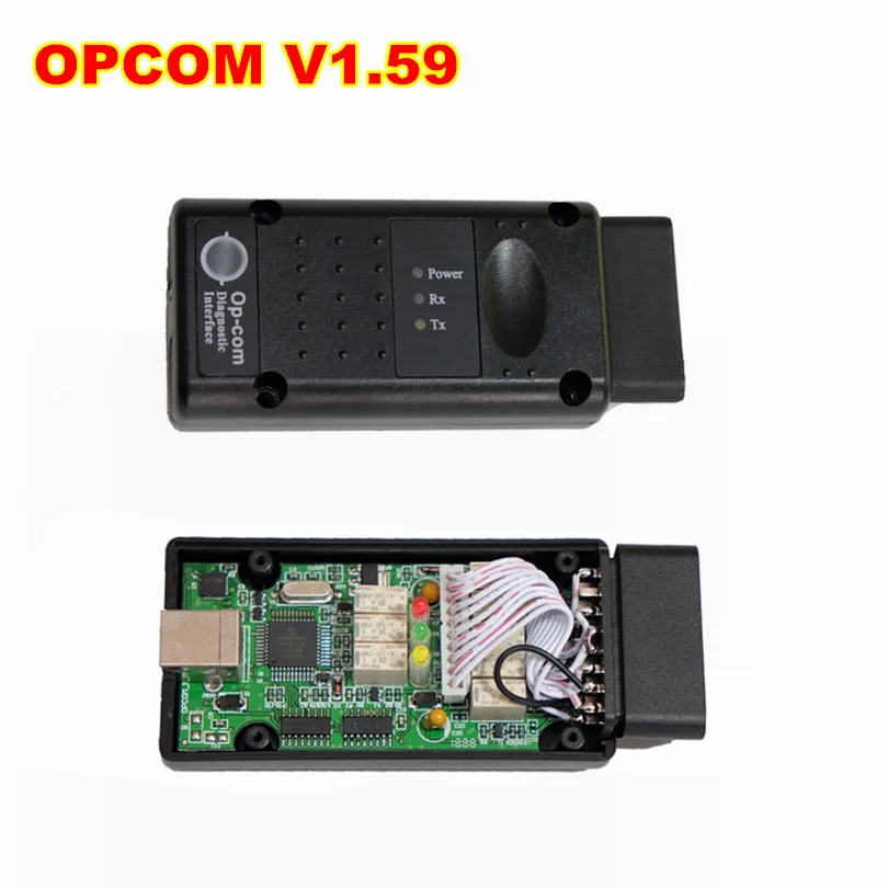 OPCOM 1.59 Самая низкая цена OPCOM V1.59/1,70/V1.95/V1.99 с чипом PIC18F458 OP-COM obd2 сканер диагностический инструмент opcom v1.99 - Цвет: OPCOM 1.59