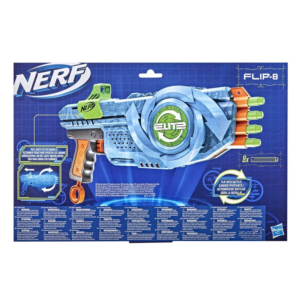 Бластер NERF ELITE 2.0 F2549 Нёрф Элит Флипшотс Флип-8 |