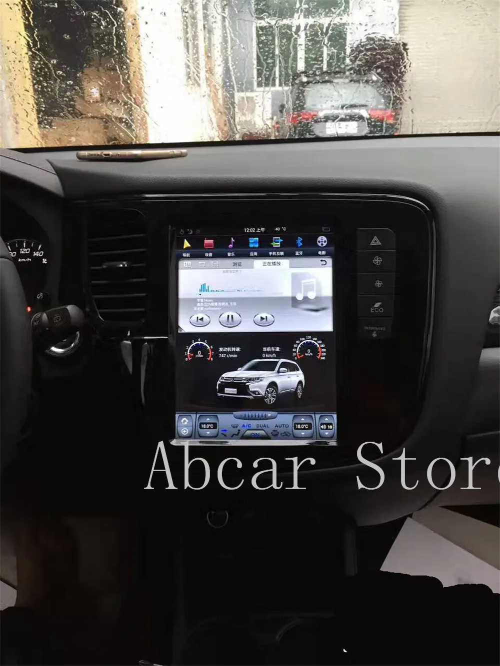 10 4 ''Tesla style Android 9 0 автомобильный dvd плеер GPS навигация для Mitsubishi Outlander Lancer 2014 2017