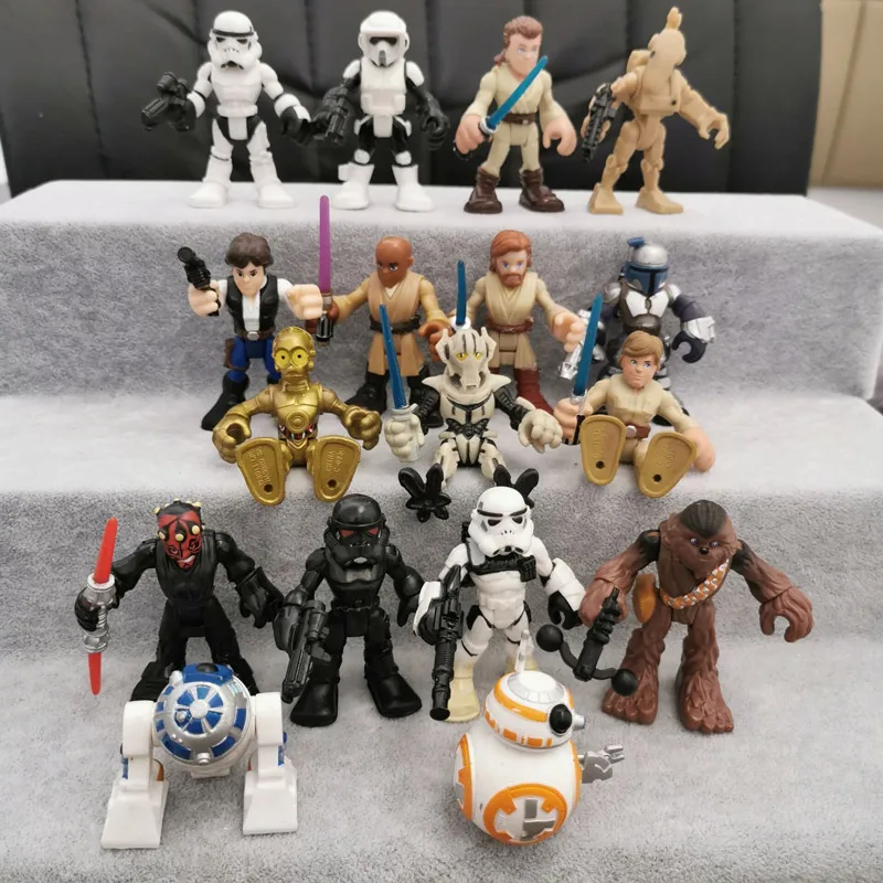 10/20 штук пробуждает BB8 Skywalk робот R2 D2 C 3PO ПВХ фигурка модель игрушки подарок для