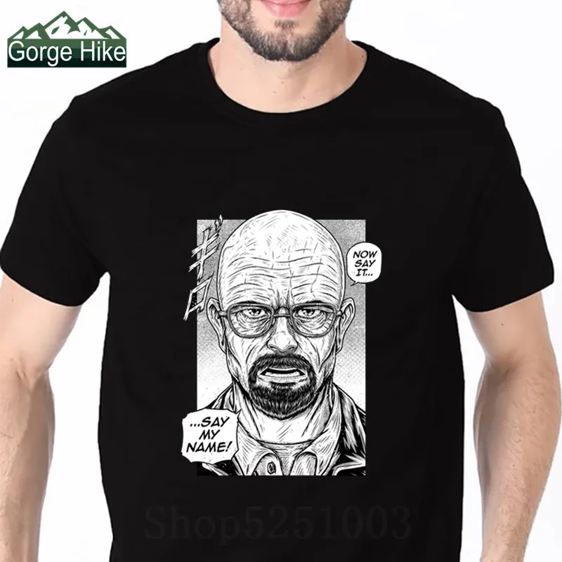 Мужская хлопковая футболка с принтом круглым вырезом|Мужские футболки| |