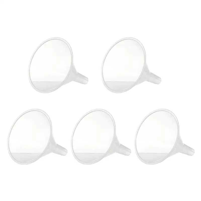 

5pcs Small Plastic Perfume Diffuser Bottle Mini Liquid Oil Funnels Lab Tools