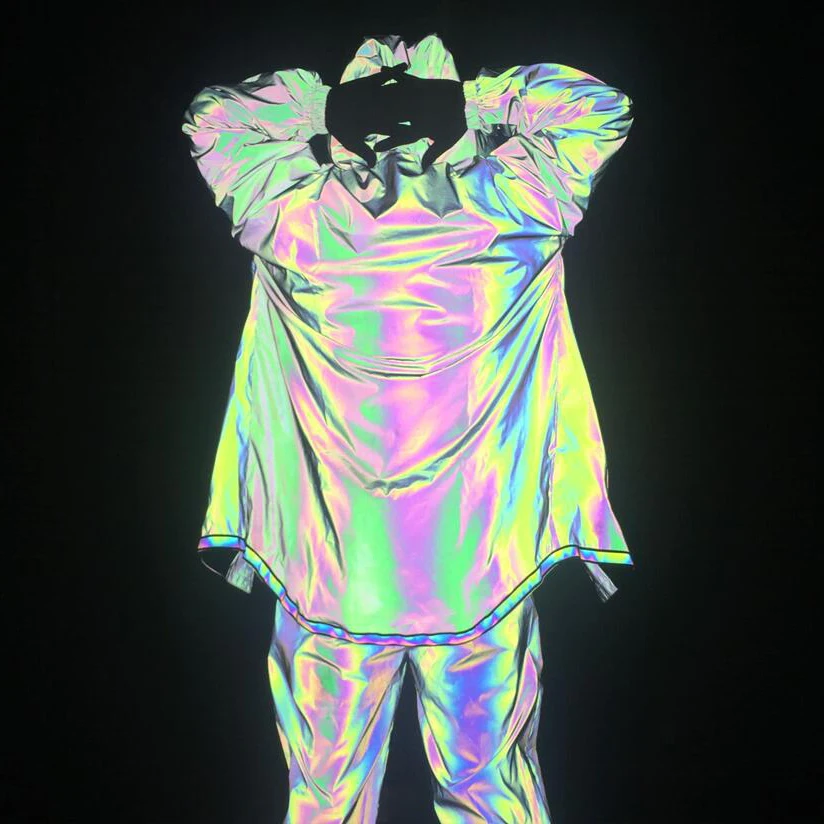 Светоотражающий тренчкот на молнии для мужчин тонкое длинное пальто