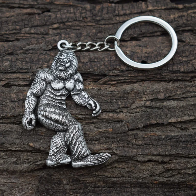 Брелок Bigfoot в стиле ретро для мужчин подарочное ювелирное изделие большое кольцо