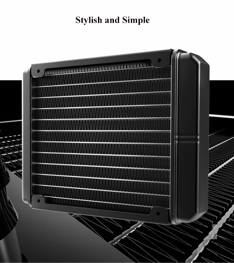 Pccooler PC Case Water Cooling Computer CPU Fan Integrated Water Cooler Cooler For LGA 775/115x/1366/2011/AMD/AM3/AM4