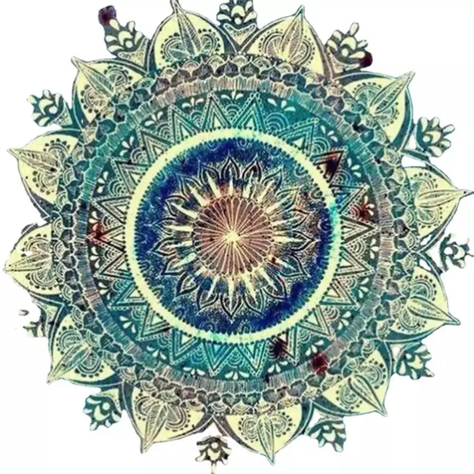 

New 5D diamond painting household articles handicraft sewing cross stitch "mandala" DIY stick diamond embroidery decoration gift