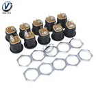 10 шт. DC-022 DC022 разъем питания постоянного тока разъем постоянного тока адаптер монтажная панель 5,5x2,1 мм