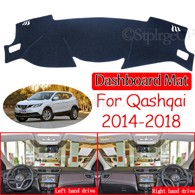 

for Nissan Qashqai J11 2014 2015 2016 2017 2018 Anti-Slip Mat Dashboard Cover Pad Sunshade Dashmat Dash Carpet Car Accessories