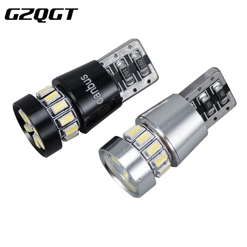 10 шт. автомобильный T10 светодиодный w5w 3014 18SMD Желтый Янтарный для поворота