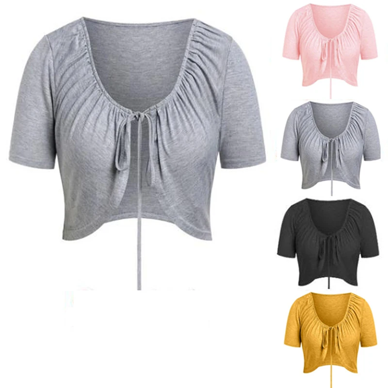 

Autumn Women Cardigan Casual Short Sleeve Slim Jacket Outerwear Tops Open Stitch Lady Overcoat Female Solid V Neck Short Coat