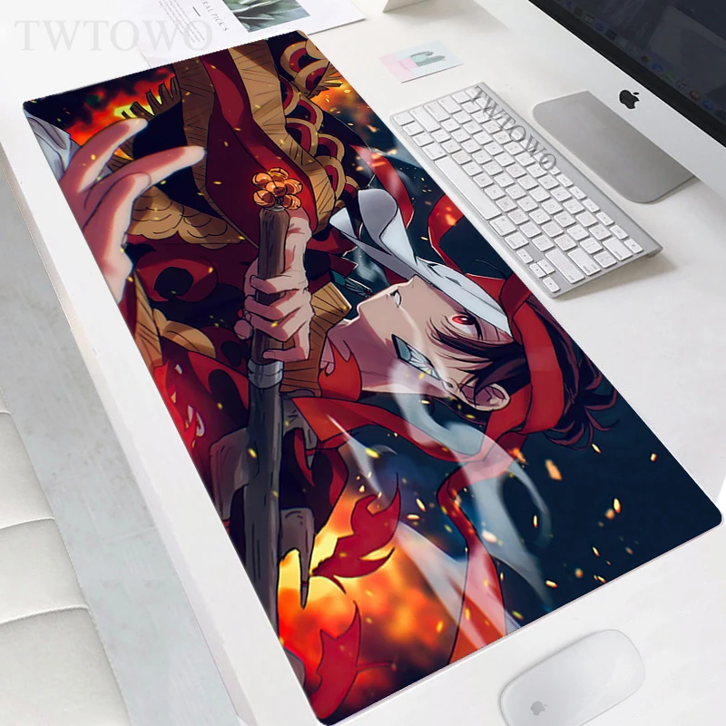 

Mousepad Computer HD New Large Mouse Mat MousePads Desk Mats Demon Slayer Soft Carpet Gamer Anti-slip Laptop Mouse Mat