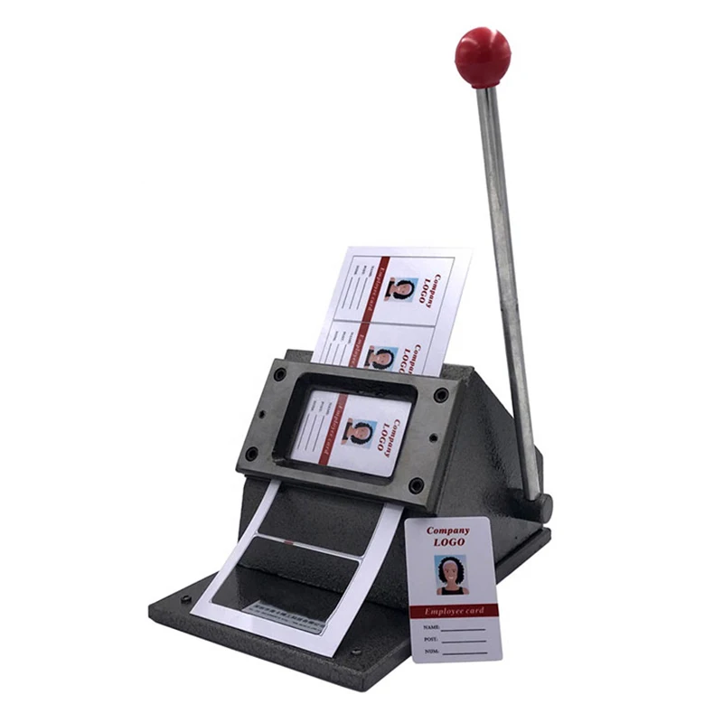 

PVC Card Punch Manual Punching Fillet Cutting Machine Standard Plastic Cards Die Cutting Equipment Business Card cutting Tools