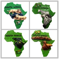south africa 3d animal tourist souvenir fridge magnets decoration articles handicraft magnetic refrigerator stickers collection