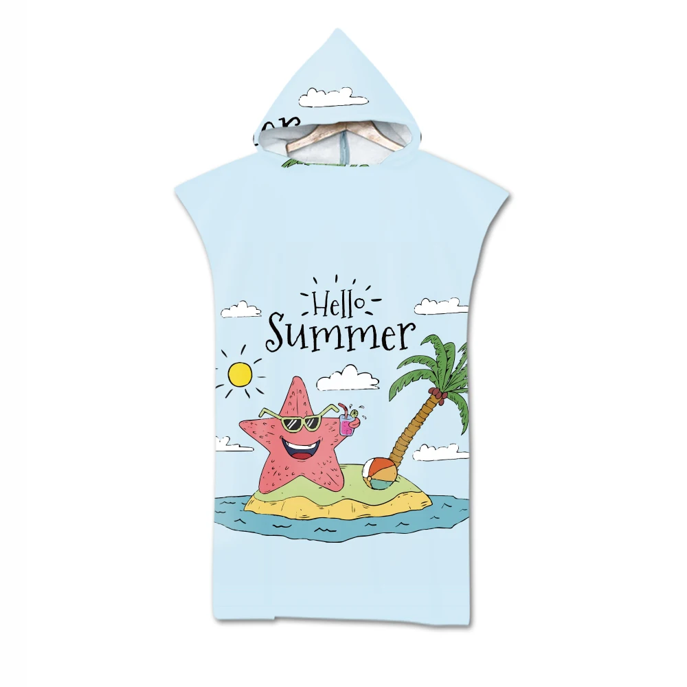 Double sided Printed animal Pattern Beach Towel Baby for man woman adult Hooded Bath Towel Baby adult Bath Soft Towel aHT7