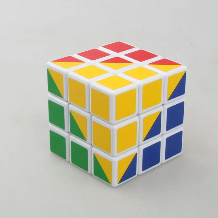 X-cube-cubo superdif&iacute;cil de cuatro colores, cubo blanco de tercer orden, Cubo de alta dificultad, patr&oacute;n especial, Cubo de tercer orden-1