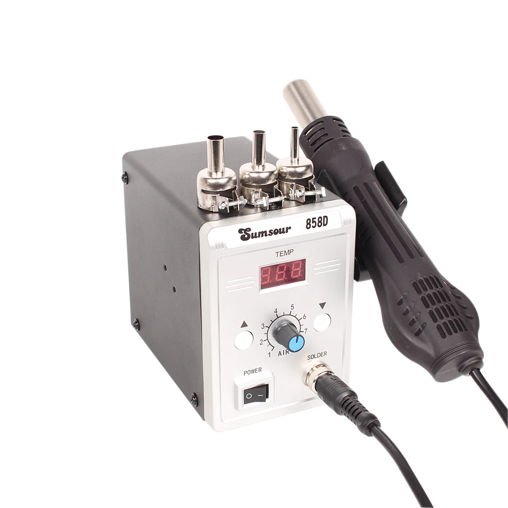Новая паяльная станция 858D 700 Вт BGA с термофеном 220 В/110 В для SMD Сварка SMT ремонтные