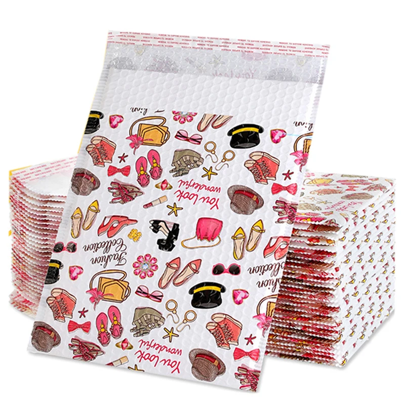 

5/10Pcs Envelopes 9.8x11.8 In Poly Bubble Mailer Envelopes Padded Mailing Bag Self Sealing Usable Space