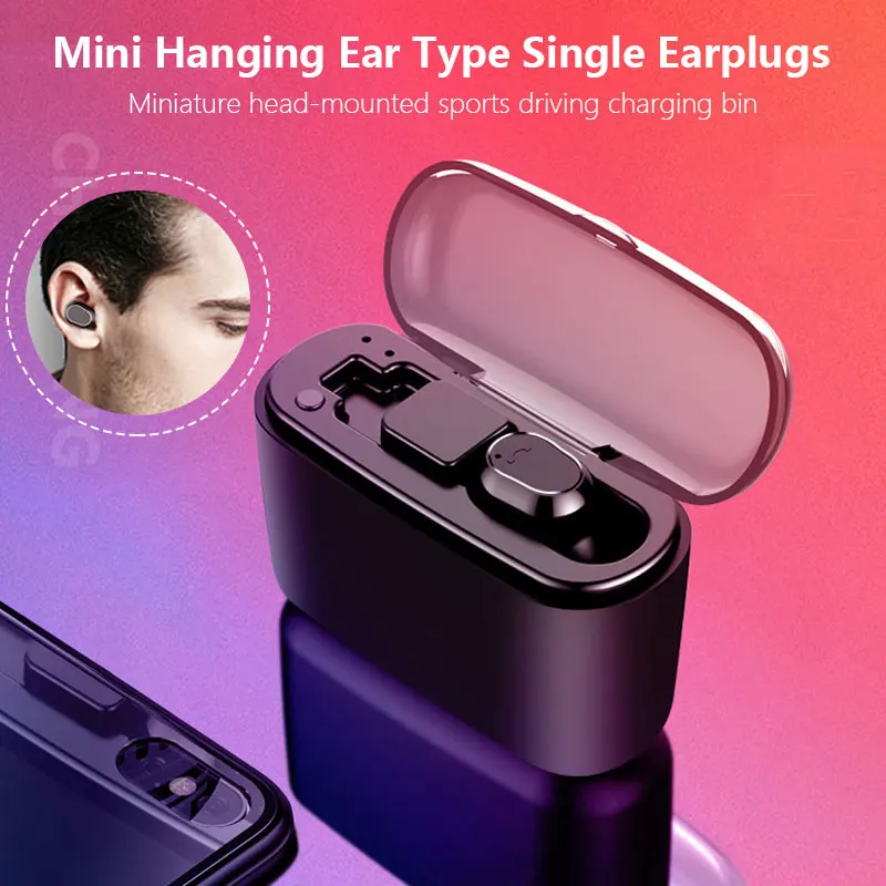 M8 мини беспроводные Bluetooth Наушники V4.1 бас стерео один Bluetooth Handsfree наушники Встроенный микрофон с зарядным устройством для телефона