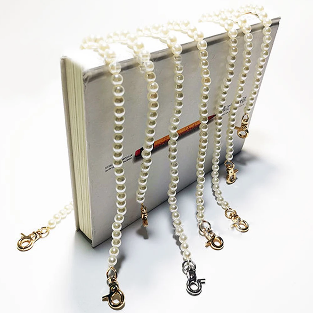 Новый бренд женский ремешок с жемчугом для сумок аксессуары кошельки ремни ручки